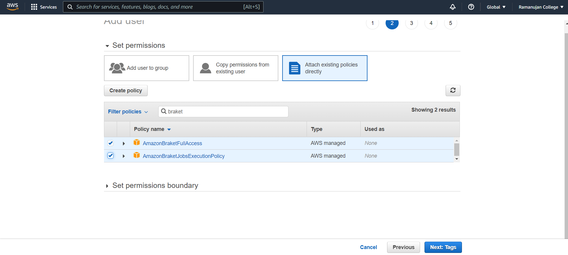 Quantum Computing using Amazon Braket (AWS service)